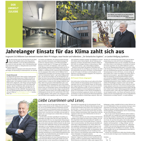 Bild zeigt Screenshot der Titelseite der Ausgabe